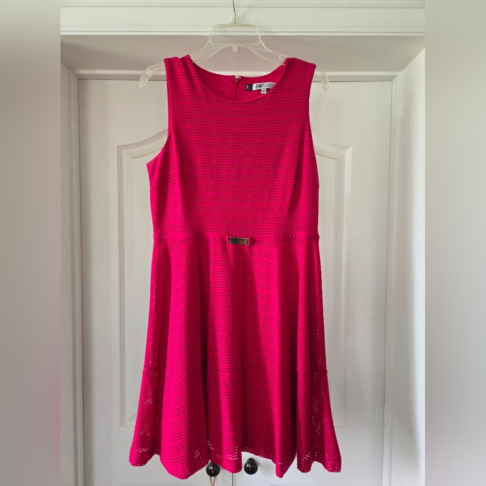 Hot Pink Jennifer López Dress Size 10